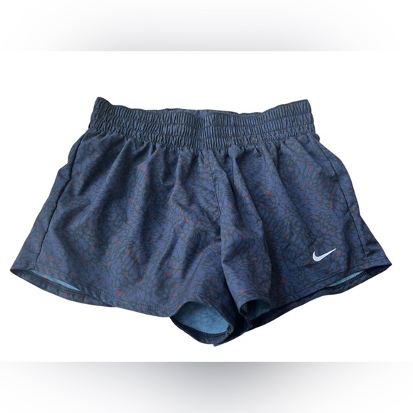 NWT Nike Women’s Dri-Fit Mid-Rise Brief Lined Shorts in Midnight Navy size S - Picture 2 of 5